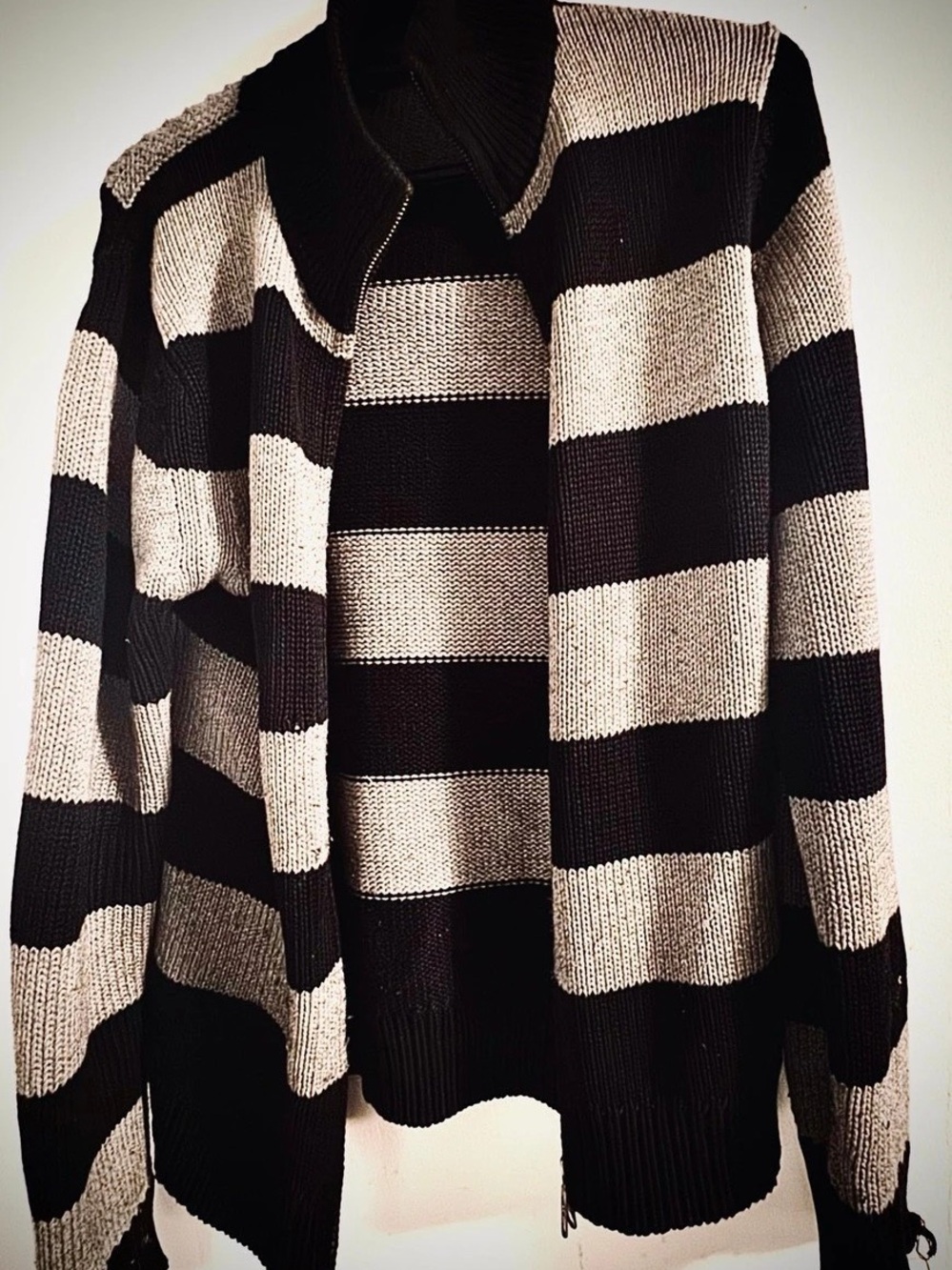 French Connection Striped Knit Sweater Size Small